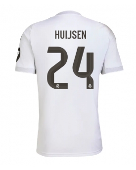 Billige Fotballdrakt Real Madrid Dean Huijsen #24 Replika Hjemmedrakt 2025-26 Kortermet Billige Fotballdrakt Real Madrid Dean Huijsen #24 Replika Hjemmedrakt 2025-26 Kortermet